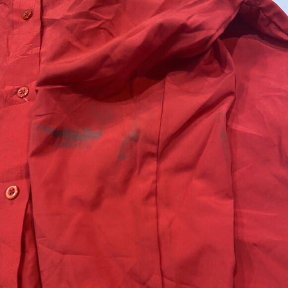 Rancho Semental Estilo Reparo Shirt Red rojo Manga Larga long sleeve Large - Picture 13 of 13